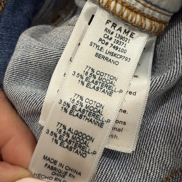 FRAME Le High Skinny Jeans with Piping, size 30 - EUC! - Picture 10 of 10